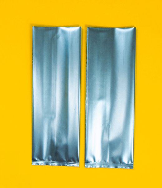 Bolsa Triplex mate con fuelles laterales 1lb 100x50x290mm
